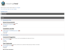 Tablet Screenshot of forums.hostingfest.com